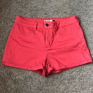 hot pink short shorts